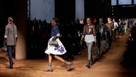 How a micro miniskirt helped Prada buck the luxury slump.